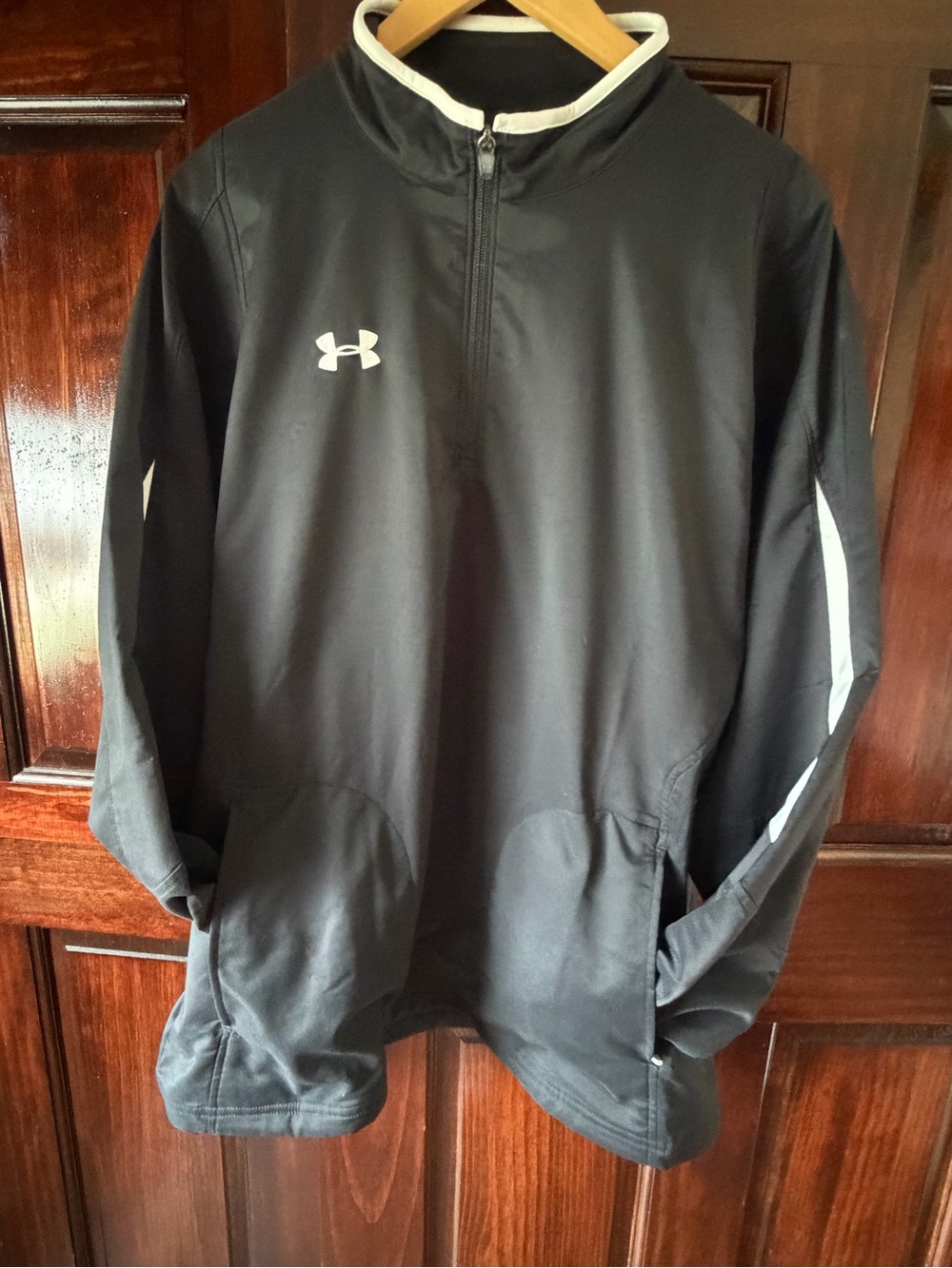 Under Armour Black Jacket with White Accents